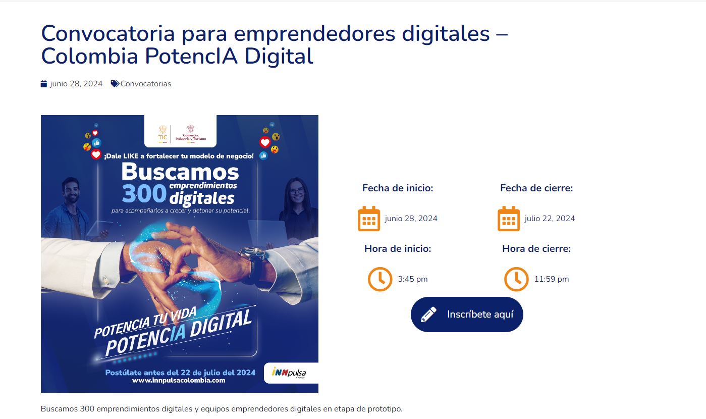 Convocatoria.