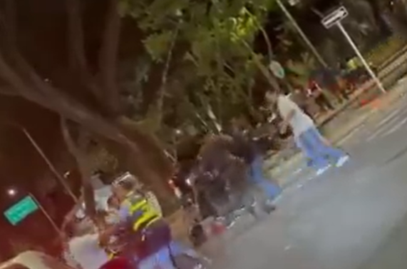 Riña en operativo de control en Cali dejó un agente herido y dos capturados
