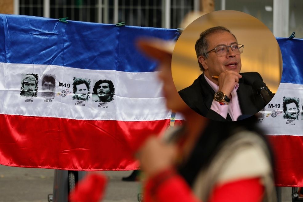 Petro defendió el uso de símbolos del M-19 como algo “pactado” con el gobierno Barco