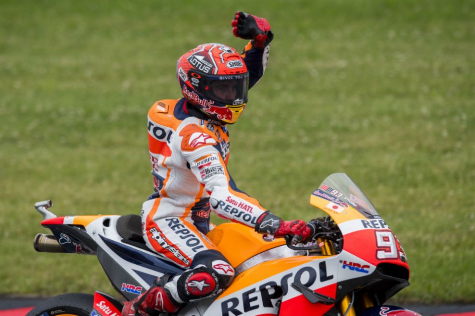 Marc Marquez ganó en el GP de Alemania de Moto GP. Foto: AFP
