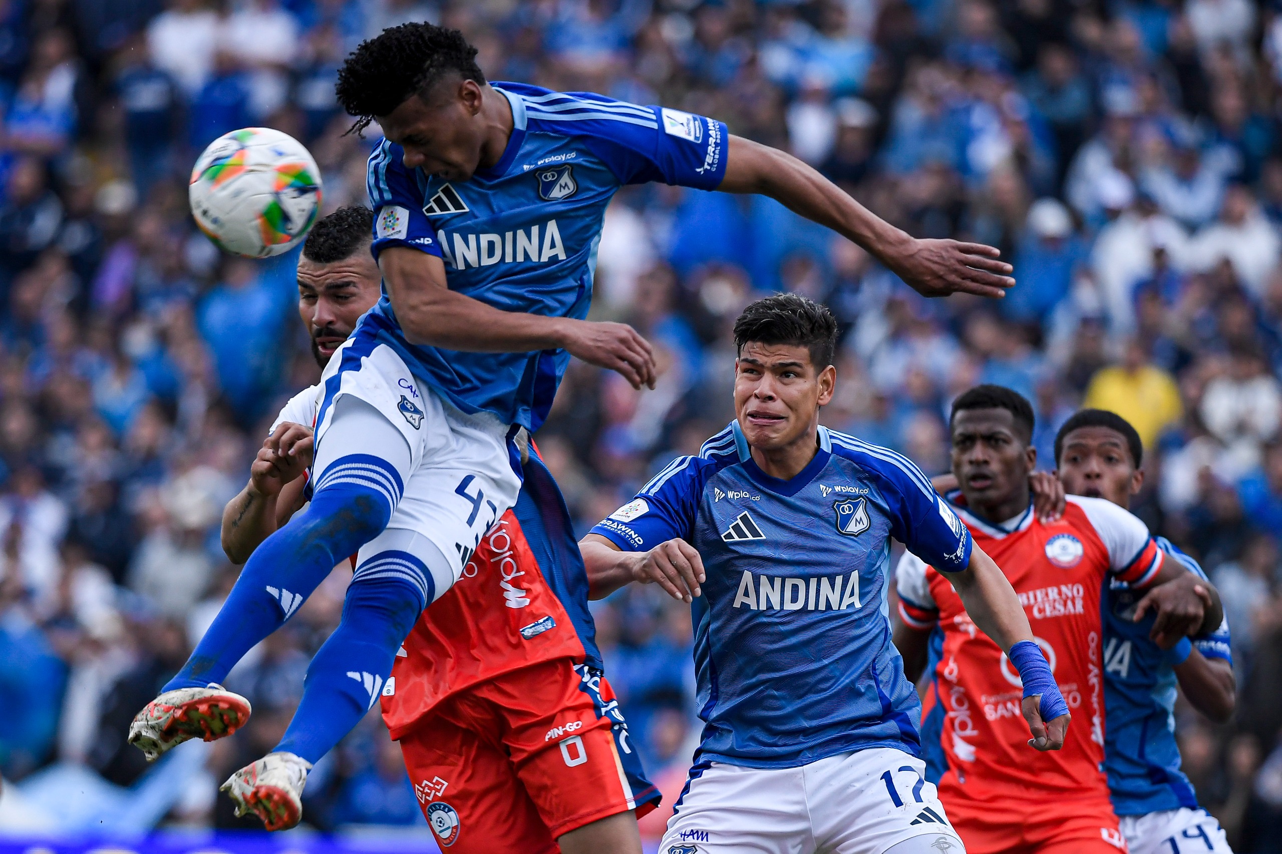 Luis Marimón, canterano del cuadro embajador, anotó el 2-0 definitivo con el que Millonarios se impuso a Alianza.