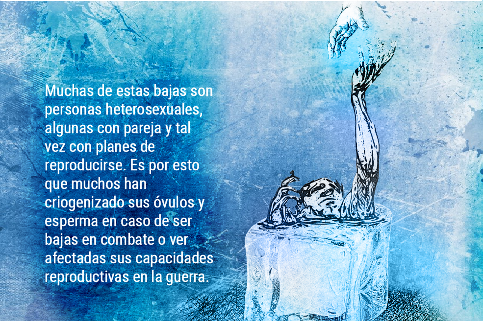 Dar vida después de la muerte: la nueva posibilidad para los soldados ucranianos caídos en combate.