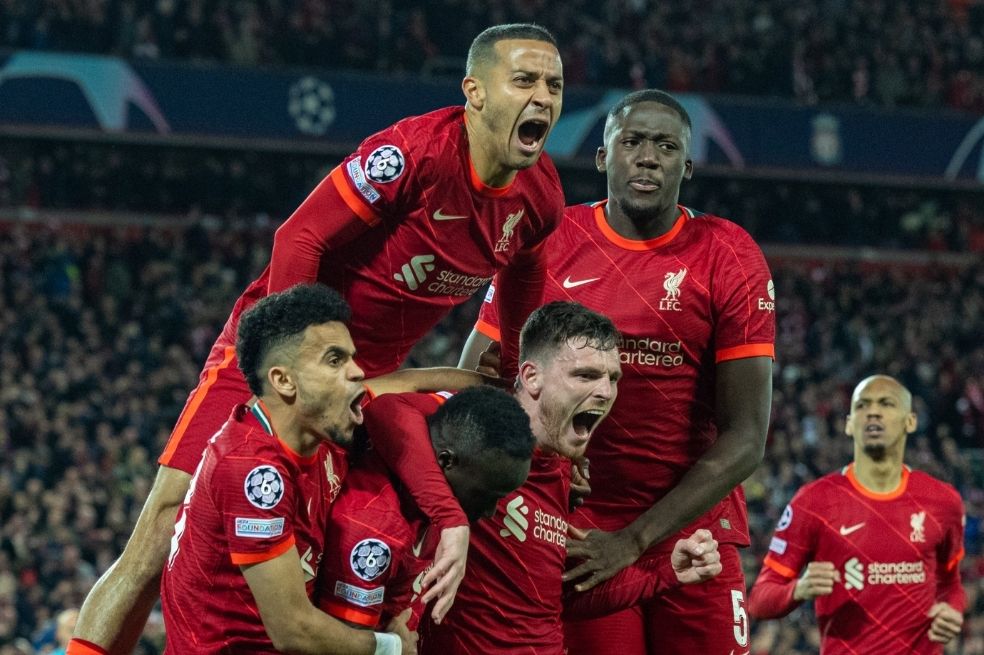 Champions League: así fueron los goles en la victoria del Liverpool de Luis Díaz