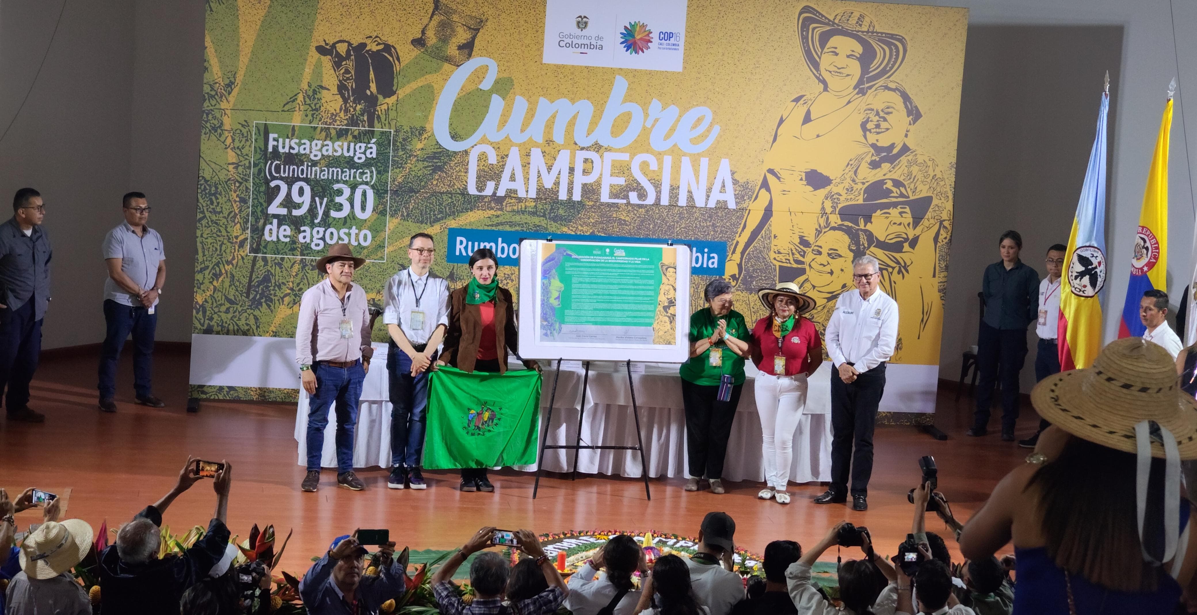 Cumbre Campesina, rumbo a la COP16 Colombia