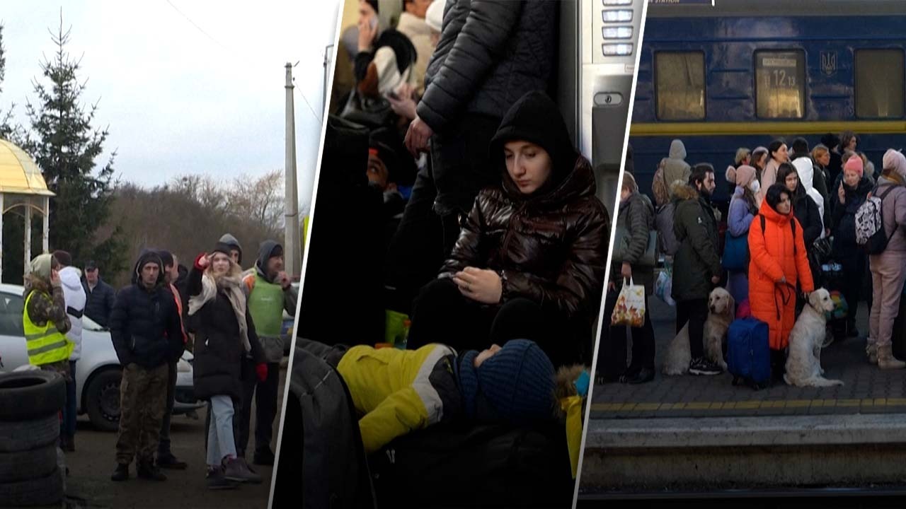Hay más de 500.000 ucranianos refugiados en países fronterizos