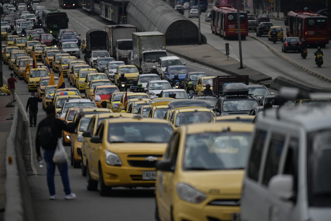Los taxistas de Soacha llegaron a un acuerdo con la Gobernación de Cundinamarca en horas de la mañana.