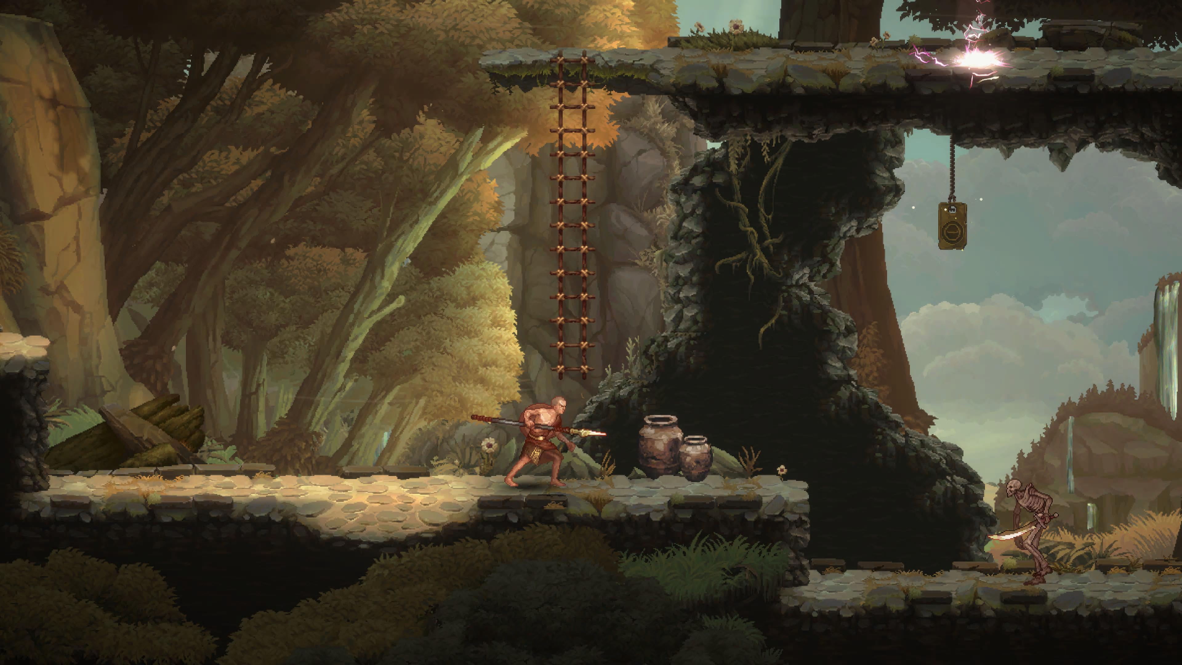 Otro punto a favor de God of War: Sons of Sparta es la gran cantidad de golpes posibles con una sola arma.