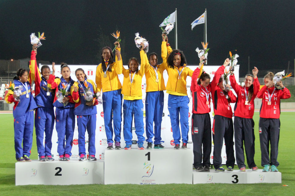 Colombia en el podio en Trujillo 2013