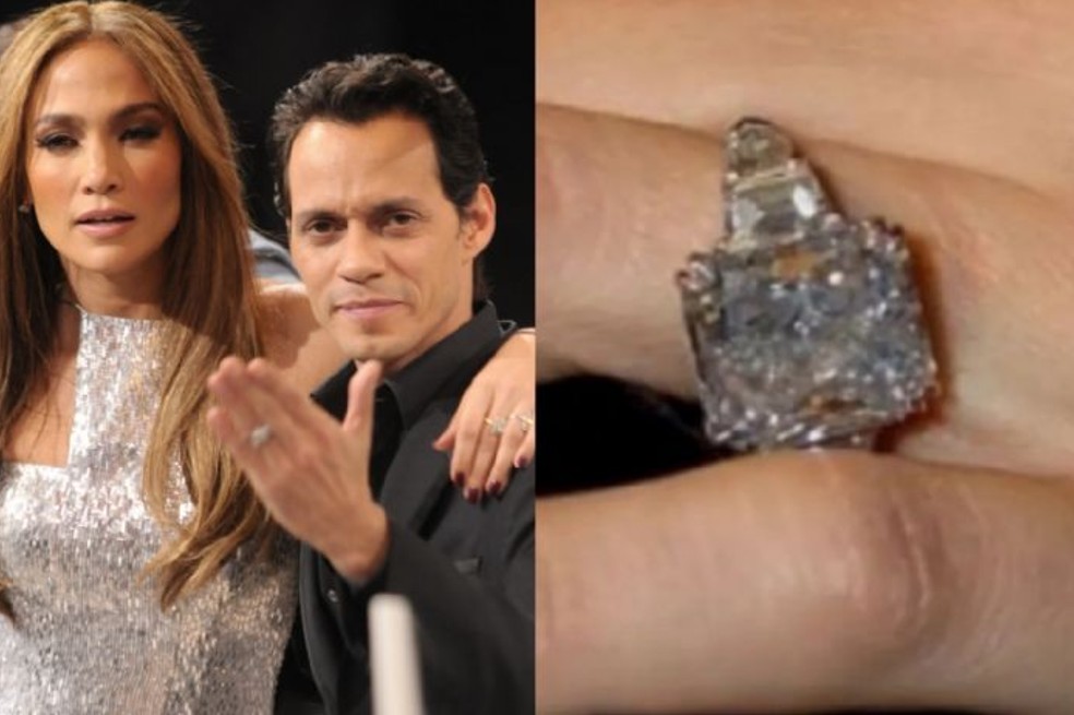 En redes sociales es viral el increíble parecido de la joya con la que el cantante le propuso matrimonio a Nadia Ferreira, que es muy similar a la que le entregó a JLo en 2004. ¿Tendrán el mismo valor?