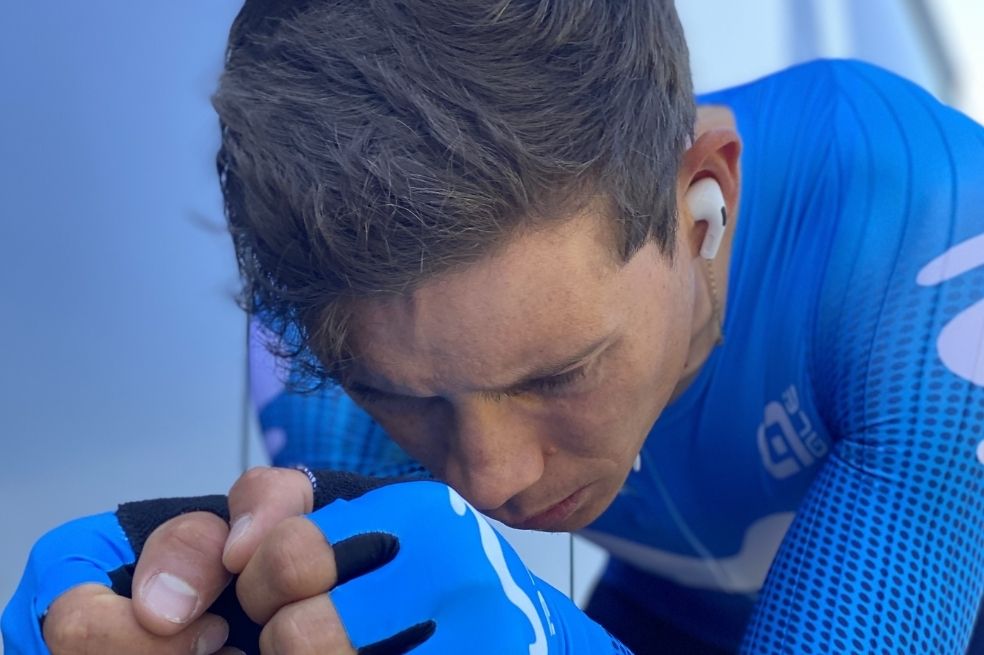 ¡Por fin! Debutó Miguel Ángel López con Movistar en el Tour de Romandía