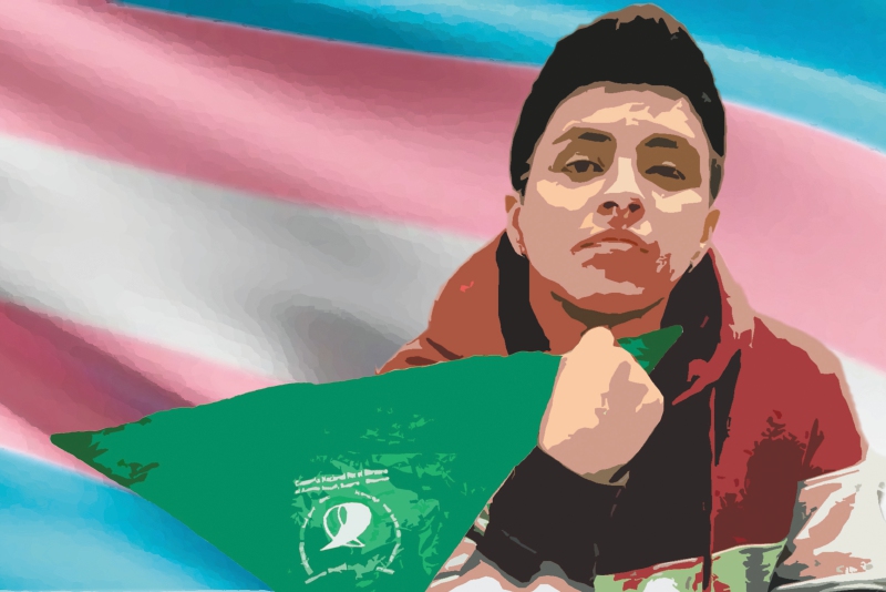 Abortar siendo hombre trans o persona no binarie