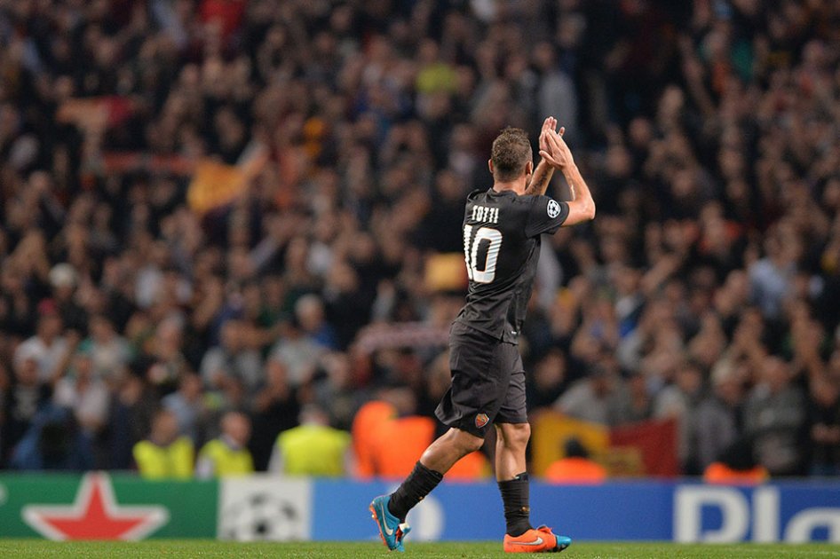 Francesco Toti rescató un valioso empate para la Roma en Manchester