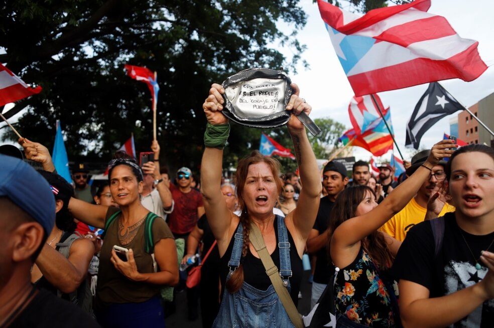 Tras dos semanas de intensas protestas, el gobernador de Puerto Rico anunció su salida el próximo 4 de agosto.  / EFE