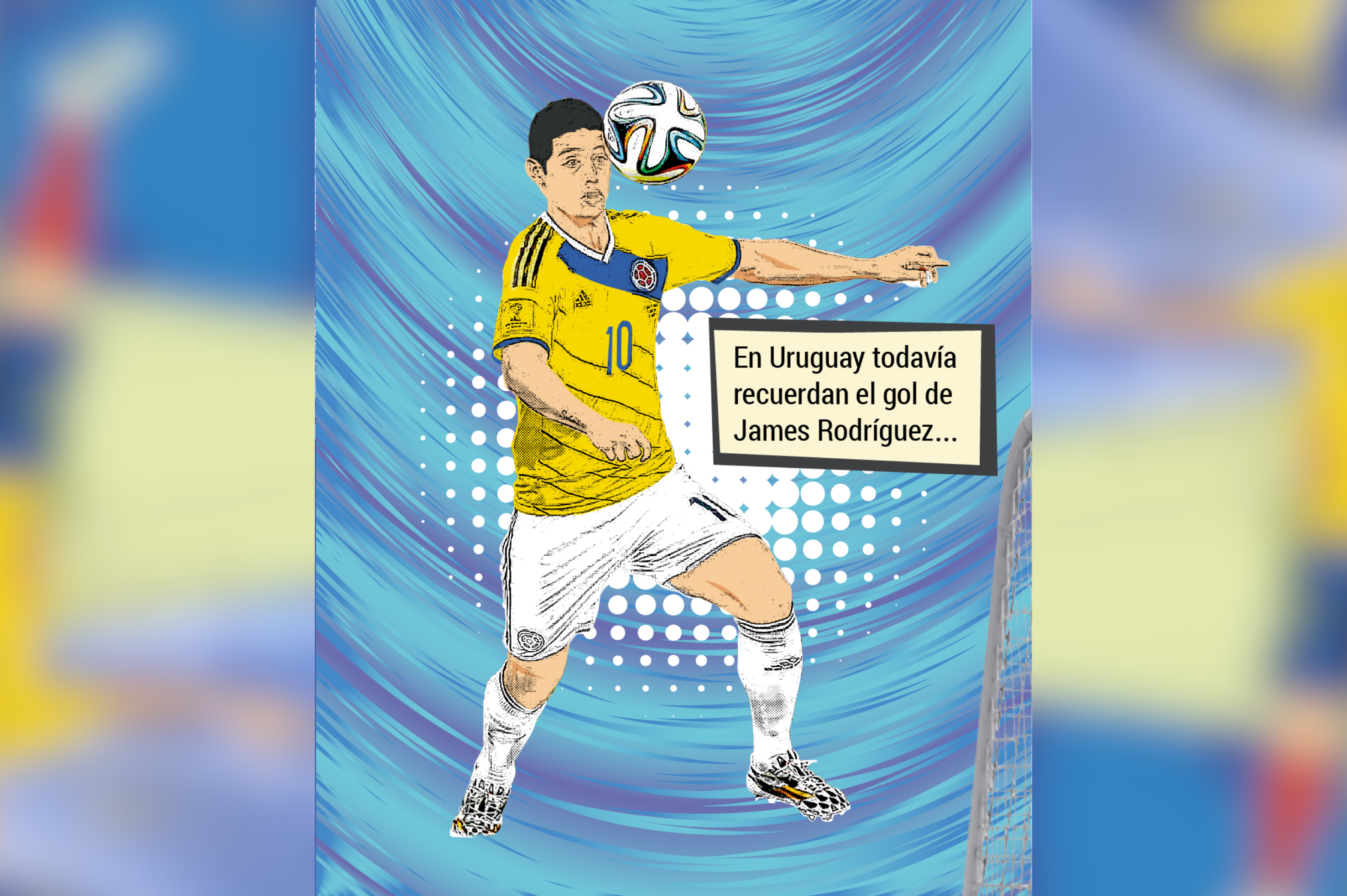 James Rodríguez, el líder de la selección de Colombia.
