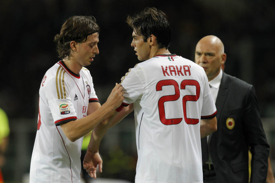 Con Kaká en la titular, Milán empató frente al Torino