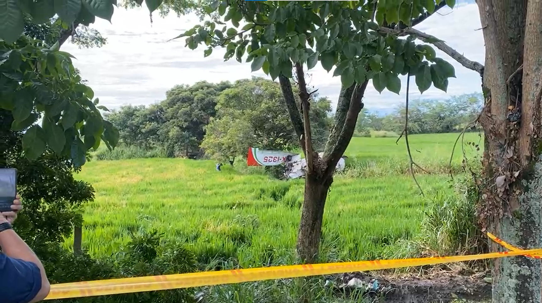 Accidente de avioneta en Ibagué