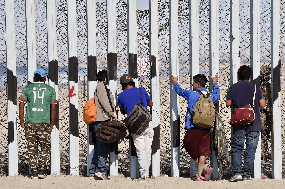 Más de 1.700 migrantes llegaron a la frontera con Estados Unidos