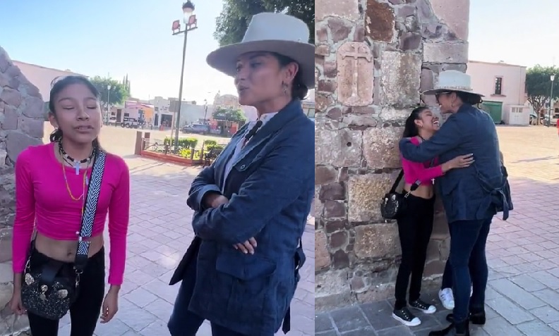 Video: Natalia Jiménez dio sorpresa a fan que canta en las calles de México