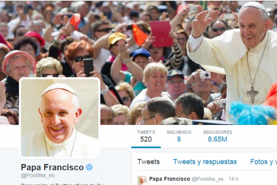 Papa Francisco, el más influyente en Twitter