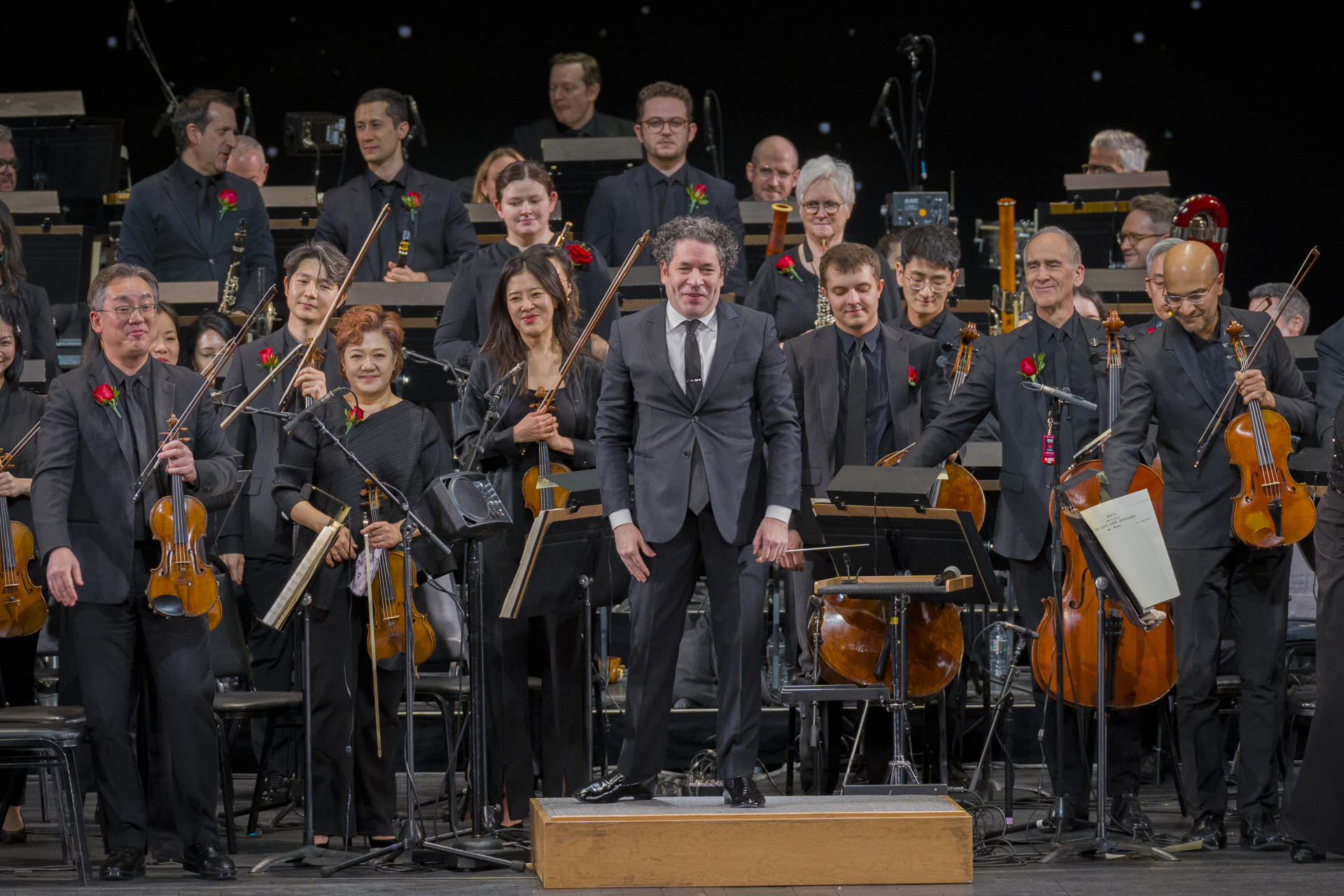 Dudamel convierte su último concierto con la LA Phil en un acto benéfico por Venezuela