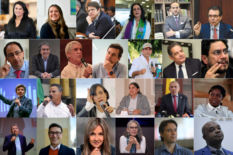 Así está el ramillete de presidenciables en un anticipado debate electoral