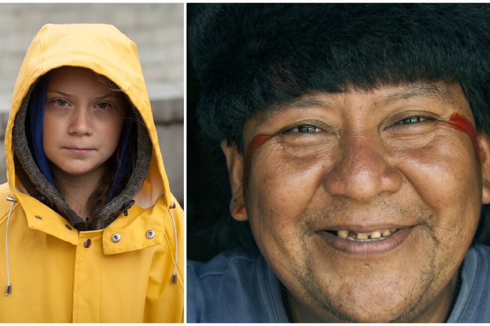 Greta Thunberg y el indígena Davi Kopenawa reciben el «Nobel alternativo»
