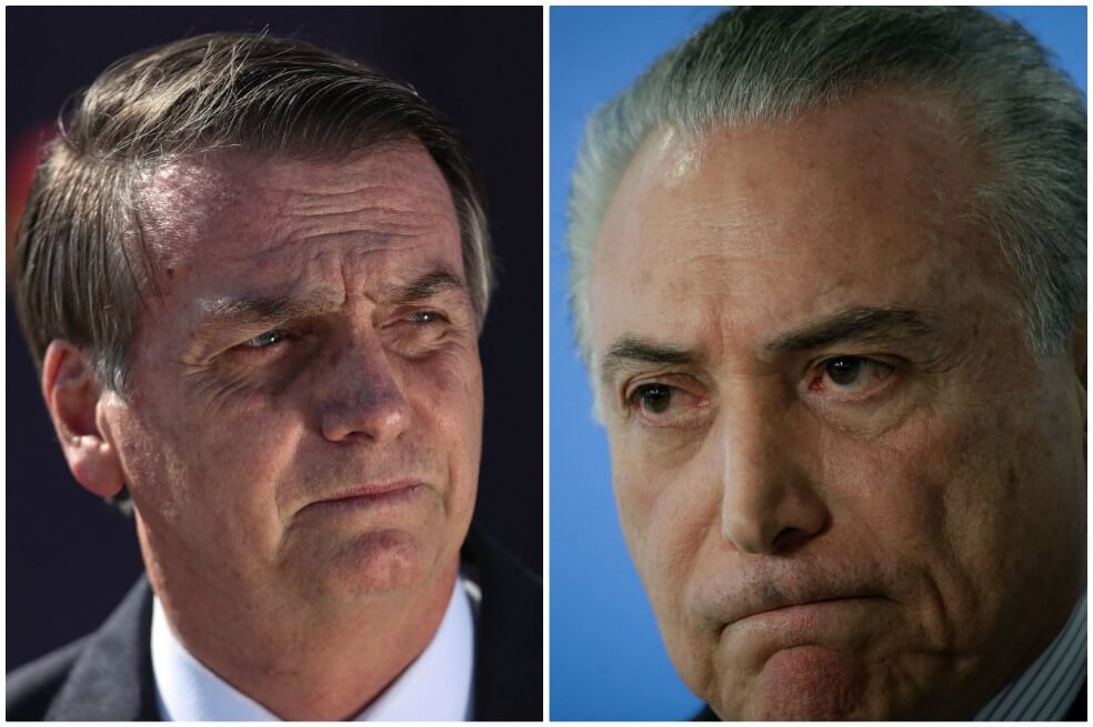 «La justicia nació para todos», dijo Bolsonaro sobre detención de Temer