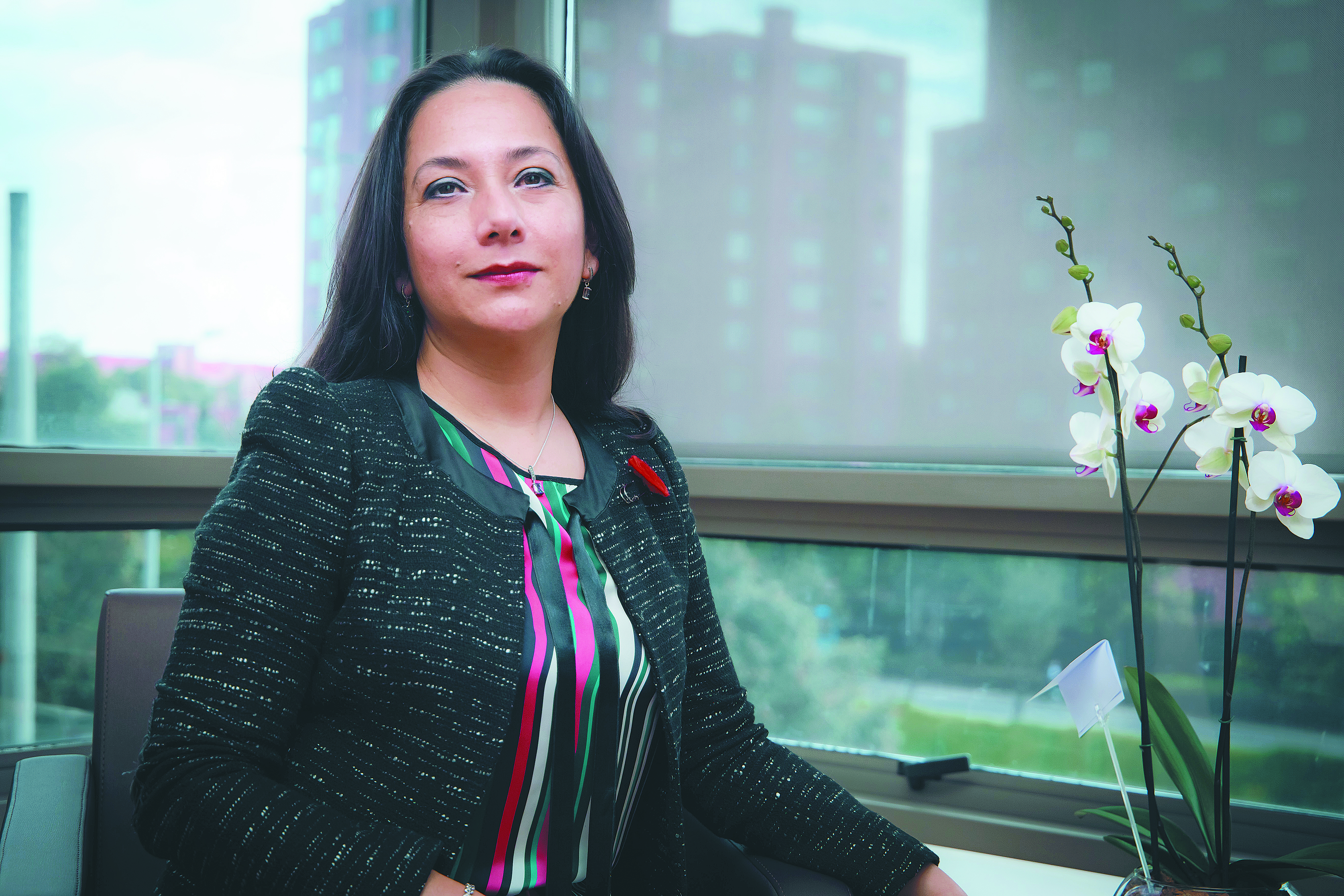 Dra. Maritza Silva Serrano, decana de la facultad de Psicología.