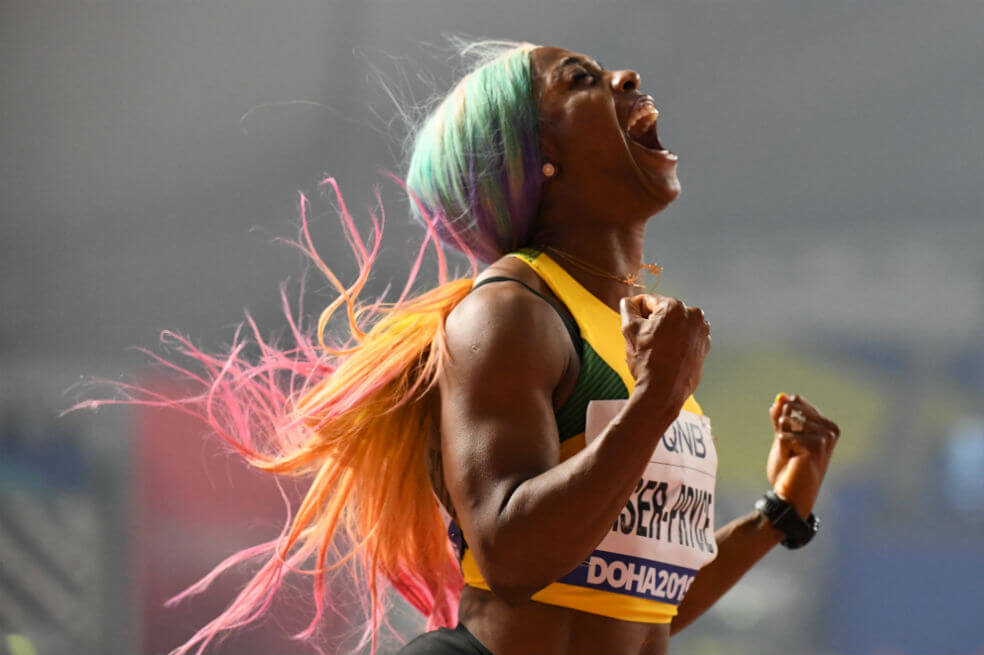 Shelly Ann Fraser-Pryce ganó los 100 metros en el Mundial de Doha