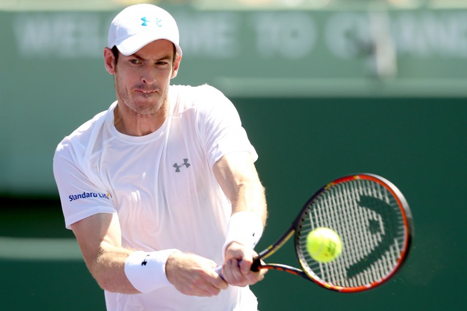 Andy Murray, primer finalista del Masters 1000 de Miami. Foto. AFP