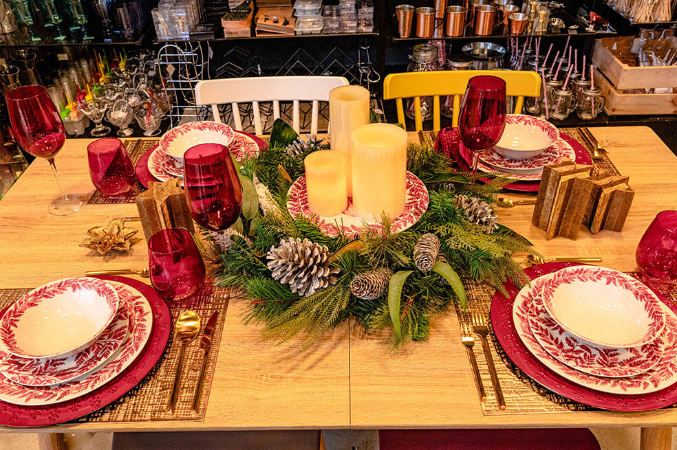 Cómo decorar la mesa de navidad