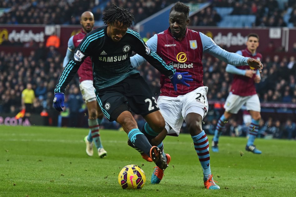 Cuadrado debutó en la victoria del Chelsea ante el Aston Villa