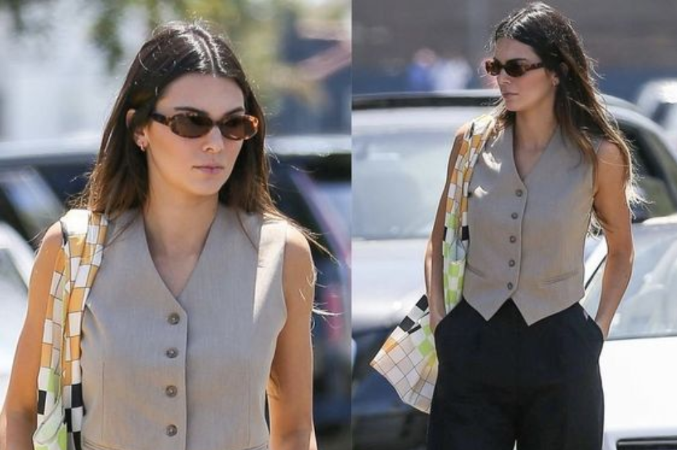 Chaleco de moda para mujeres elegante perfecto para hacer un look monocromático.