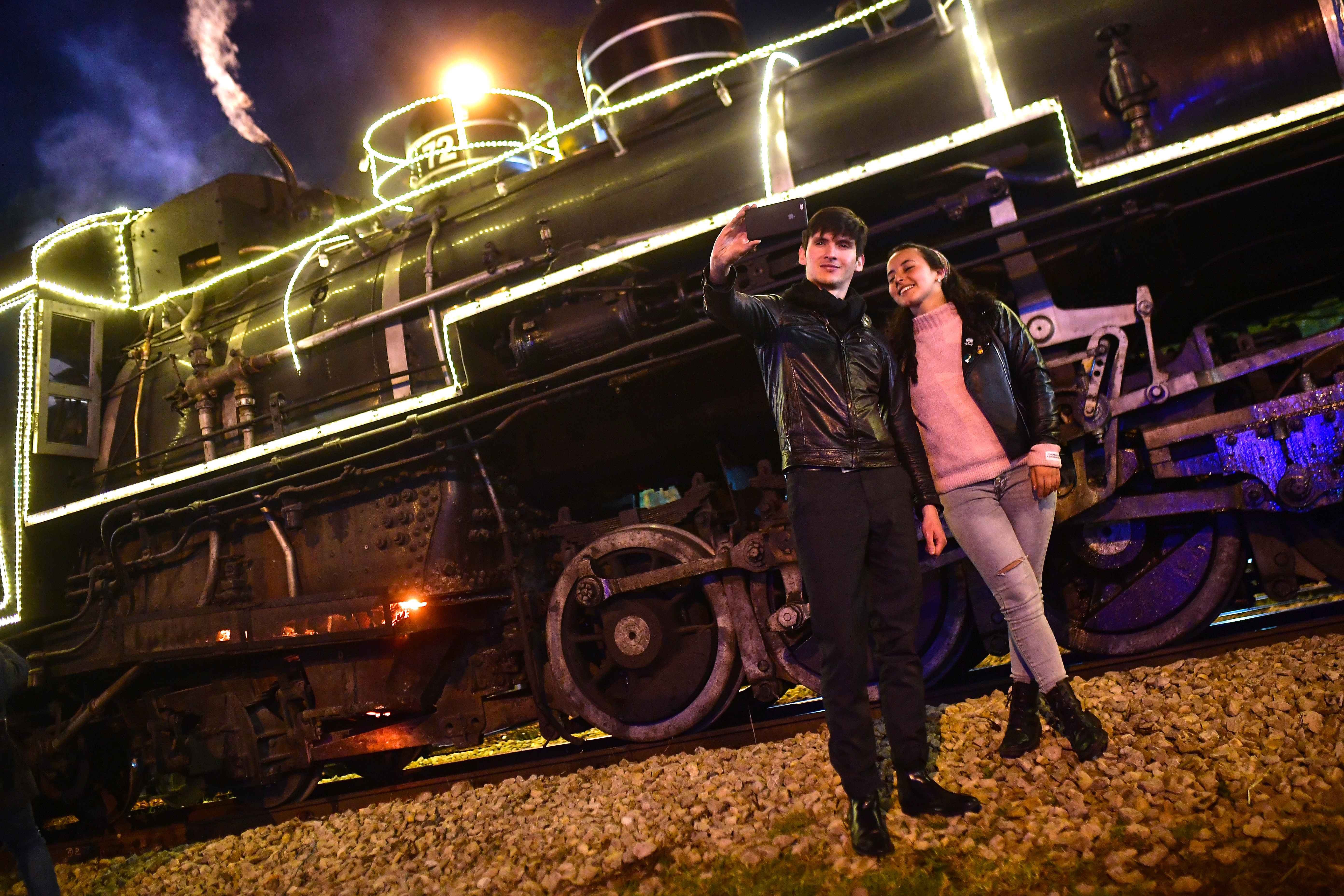 Tren de la Sabana en época decembrina