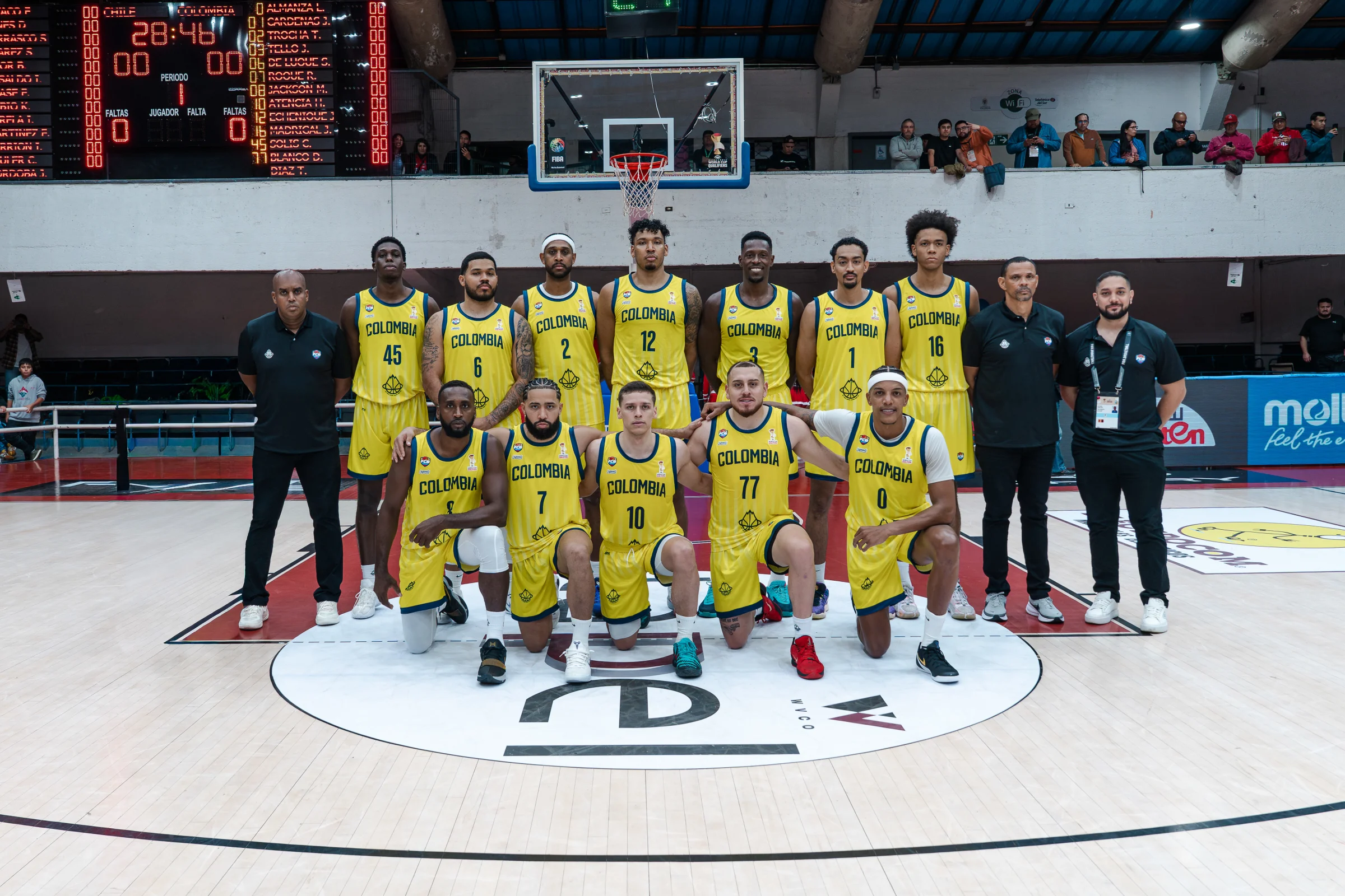 Convocados de la selección de Colombia de baloncesto rumbo al mundial de la FIBA