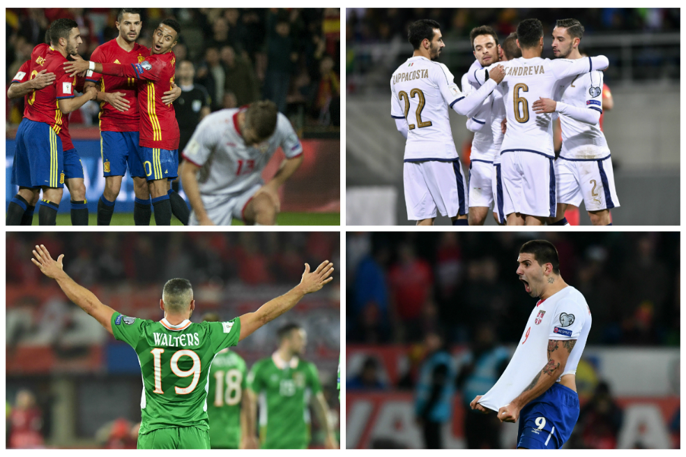 Las mejores imágenes de la cuarta jornada de las eliminatorias europeas
