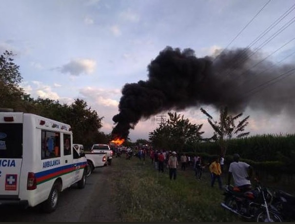 Cuatro personas muertas tras accidente en la vía Florida – Candelaria