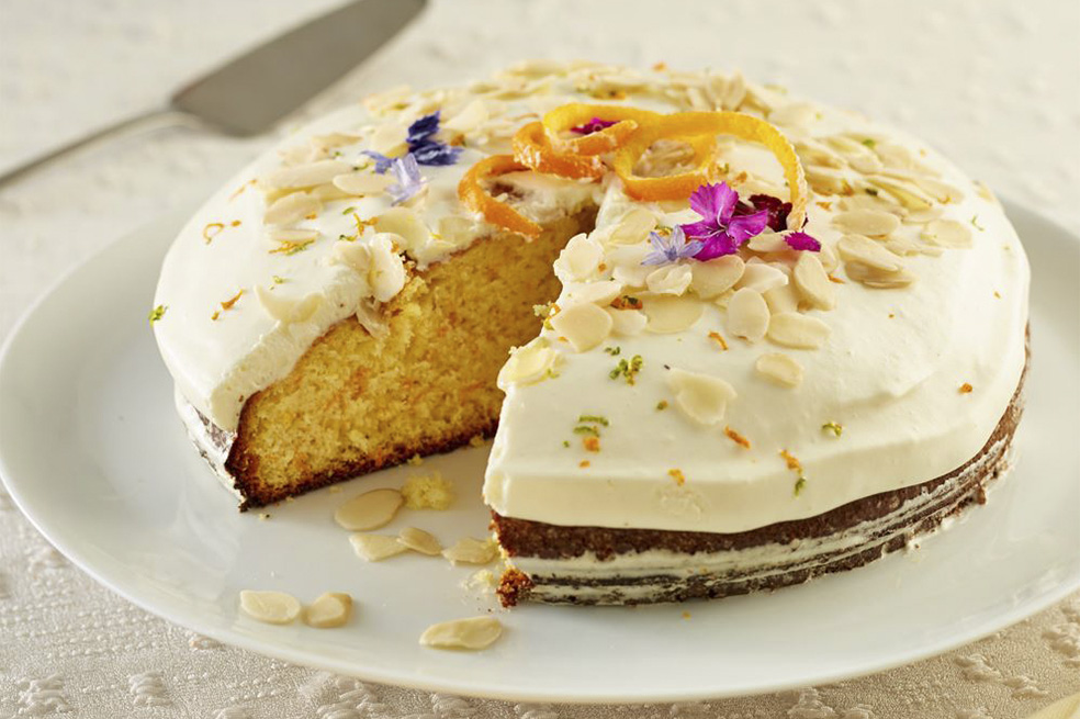 Prepara una deliciosa torta de zanahoria casera