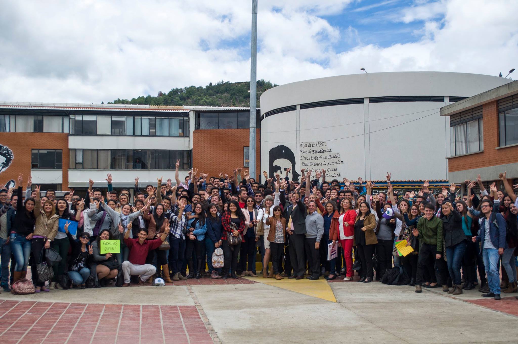 Despedida de Ana Mercedes Pérez, en la UPTC de Sogamoso.