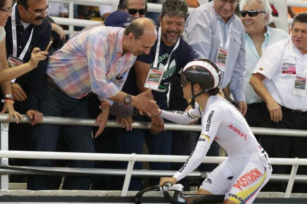 Martha Bayona ganó el oro en el keirin femenino de los Juegos Panamericanos