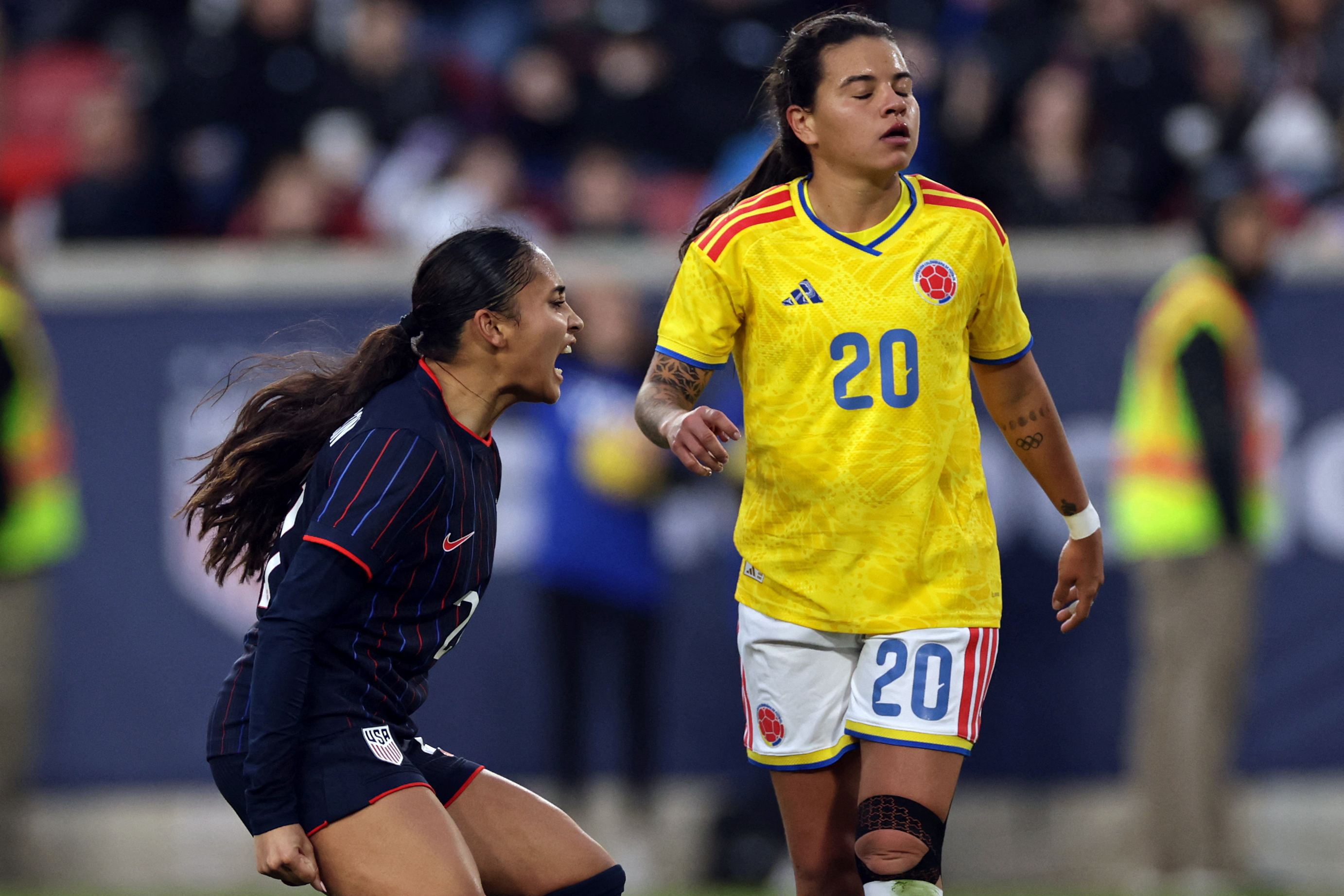 Colombia finalizó su participación en la SheBelieves Cup con derrota contra Estados Unidos