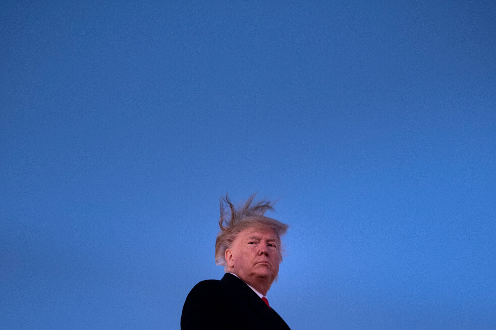 Donald Trump se va de vacaciones convencido de que este año fue «excelente»