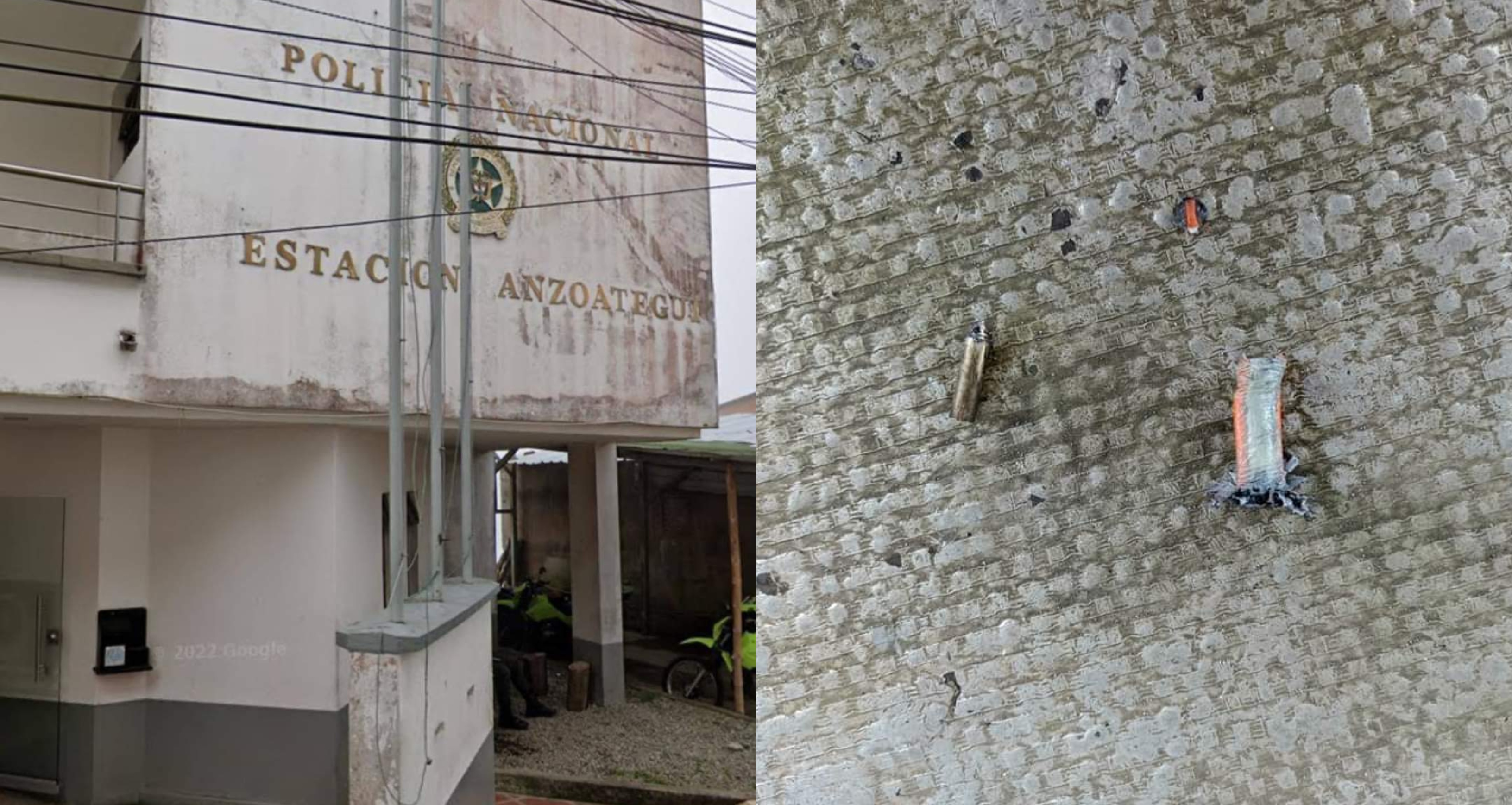 Ataque con drones en estación de Policía en Tolima dejo un policía herido
