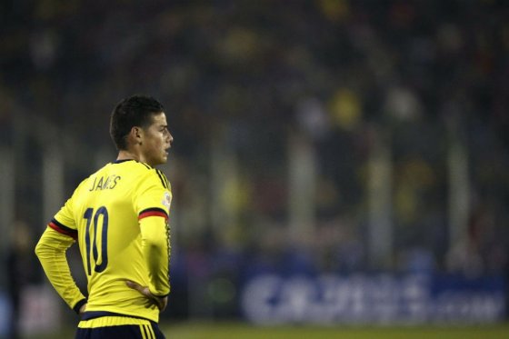 James Rodríguez no se recuperó de la lesión y fue descartado para partido contra Uruguay