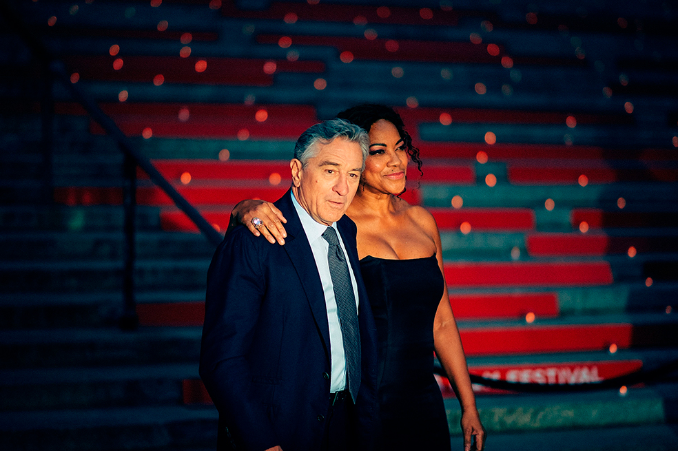 Robert de Niro y Grace Hightower en 2015. / Archivo AFP