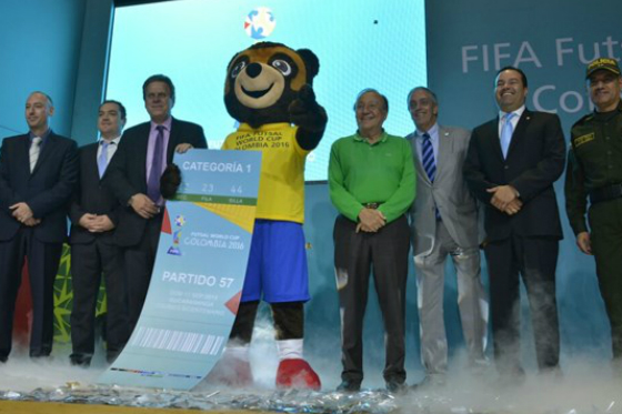 Se presentó la mascota oficial del Mundial de Fútsal Colombia 2016