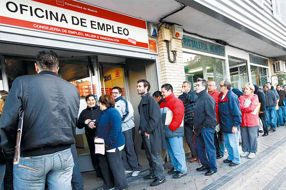 Desempleo en la zona euro alcanzó nuevo récord