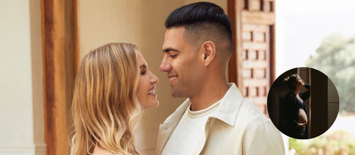 Falcao y su esposa serán padres por quinta vez. Así lo anunciaron
