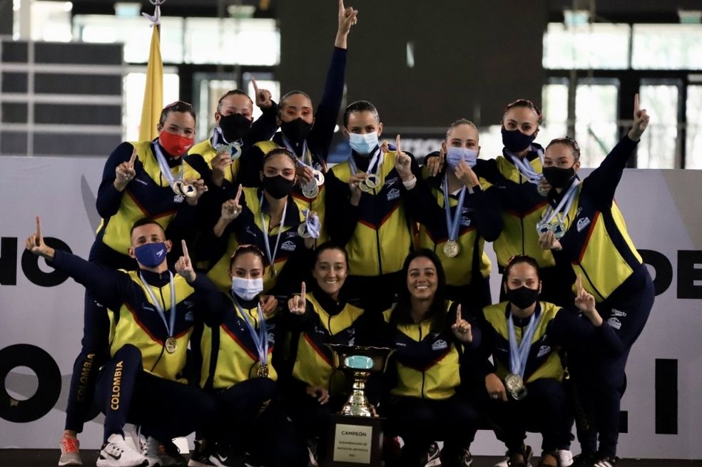 Colombia hace historia con el campeonato suramericano de Natación Artística