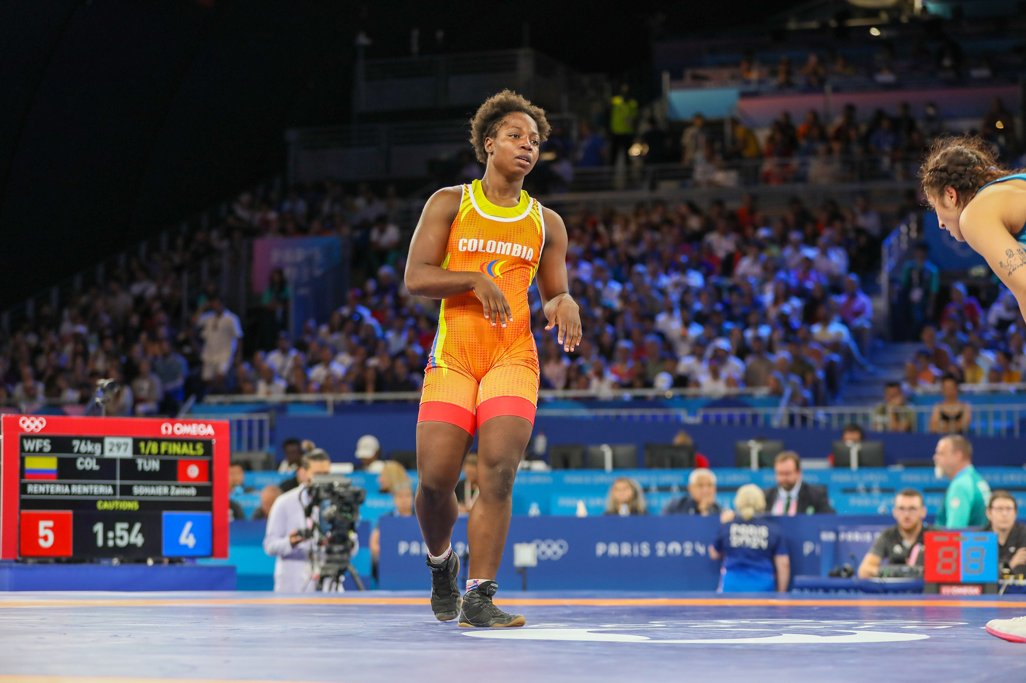 Tatiana Rentería, en los Juegos Olímpicos de París 2024.